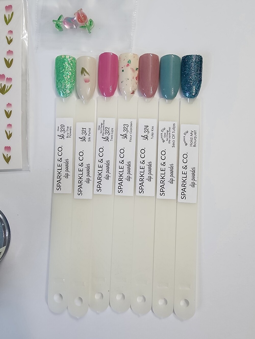 NEW! Sparkle & Co. Tulips Dip Powder Mini Set - Picture 3 of 16